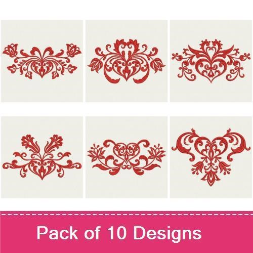Heirloom Flowers Damask