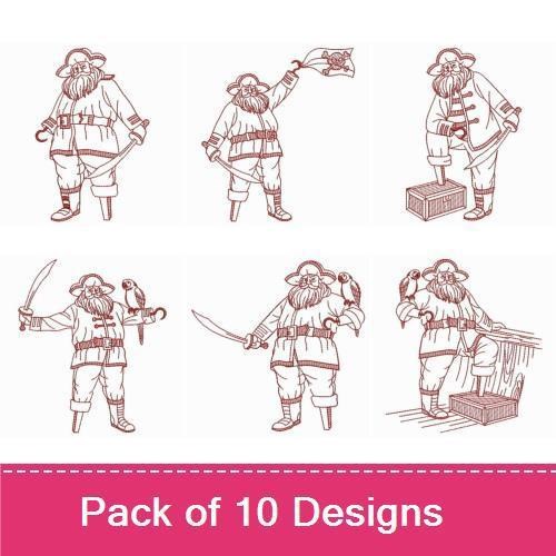 Redwork Pirates