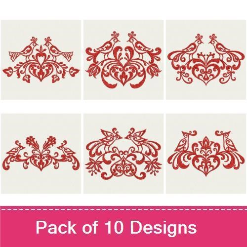 Damask Birds & Flowers