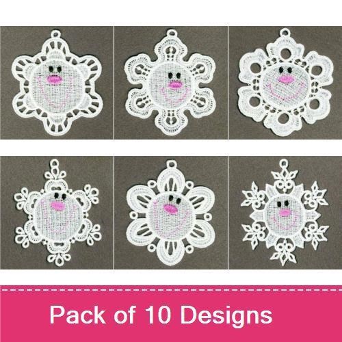 Heirloom Smile Snowflakes