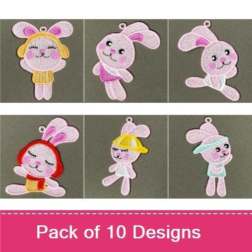FSL Rabbit Ornaments