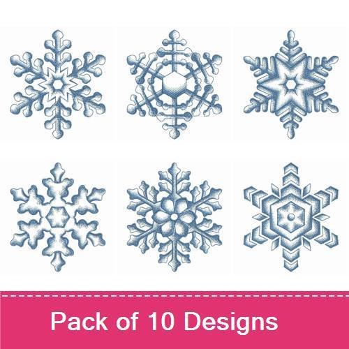 Gradient Snowflakes