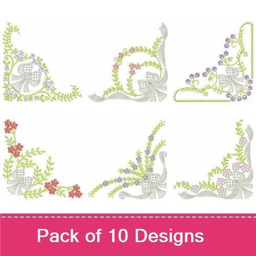 Elegant Flower Corners
