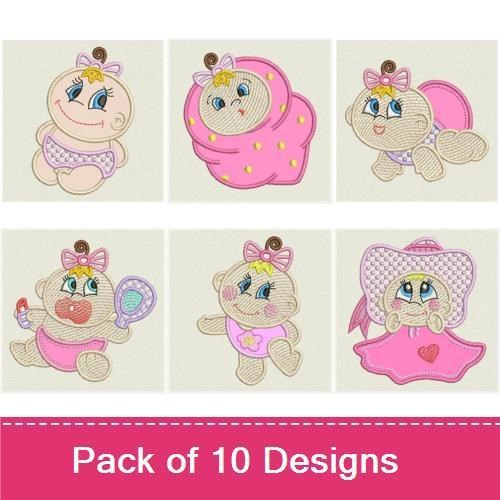 FSL Baby Girl Applique