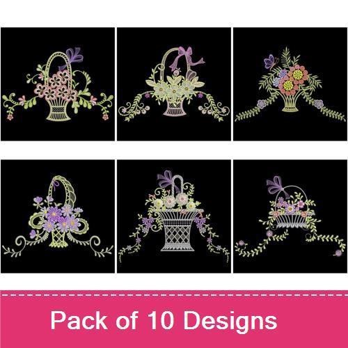 Elegant Floral Baskets