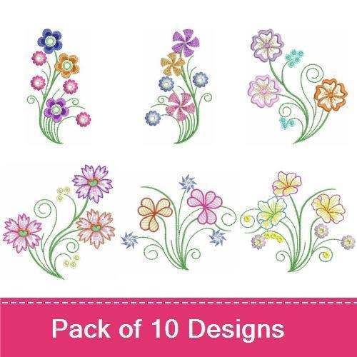 Swirly Heirloom Floral
