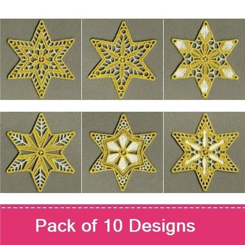 FSL Metallic Snowflakes