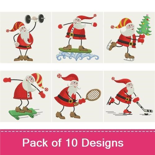 Stick Santas
