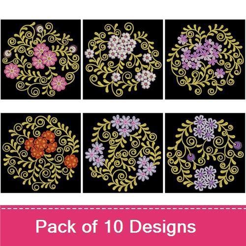 Flowers Circle Deco