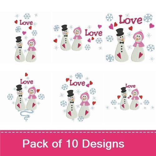 Valentine Snowman