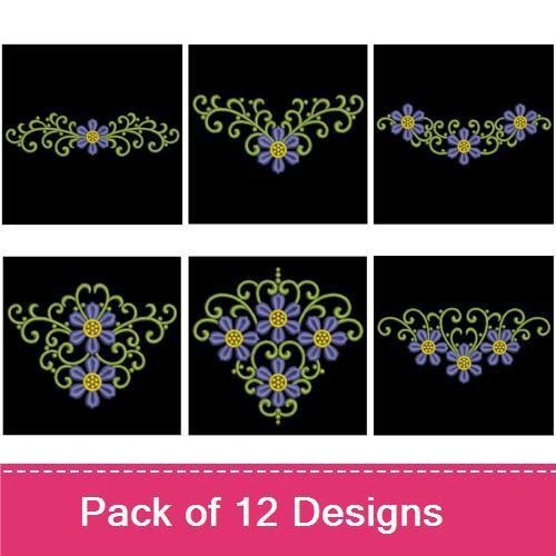 Heirloom Blue Flower Deco