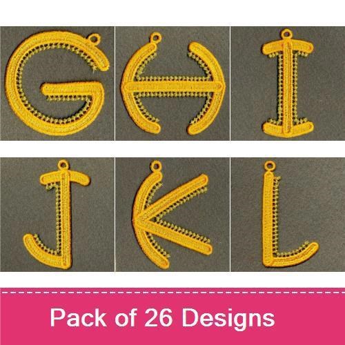 FSL Alphabet Ornaments