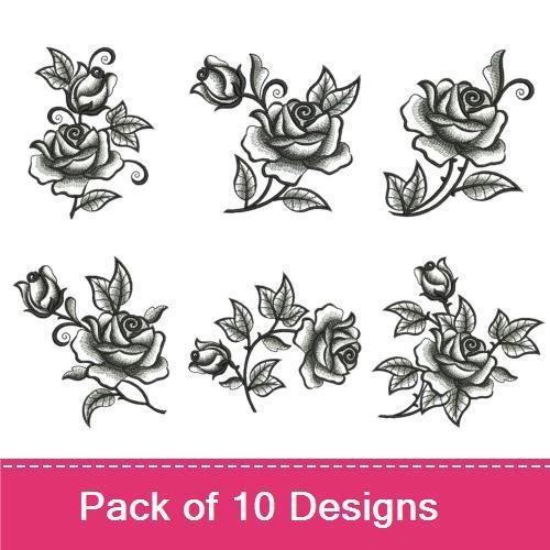 Elegant Black Rose