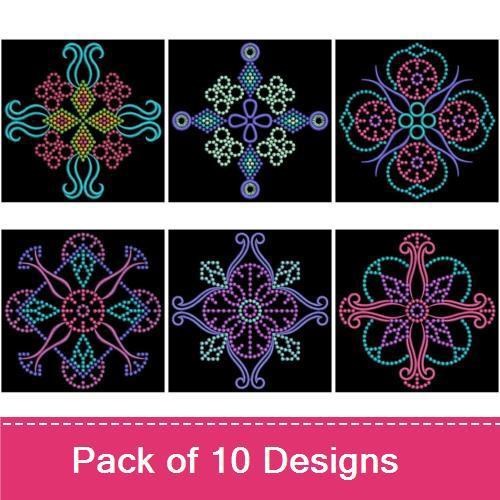 Colorful Candlewicking Quilt