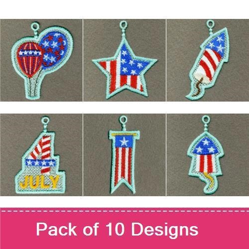 FSL Patriotic Ornaments