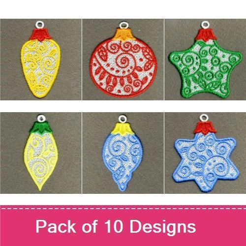 FSL Swirly Ornaments