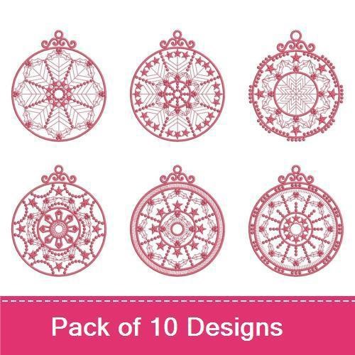 Ornament Redwork
