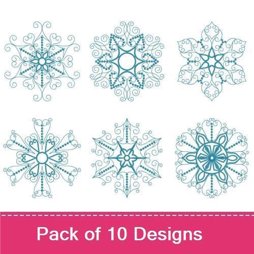 Candlewicking Snowflakes 02