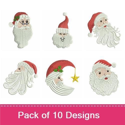 Christmas Santa Face