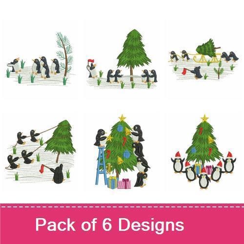 Christmas Penguin Team Work