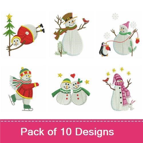 Cute Winter Snowmen 3