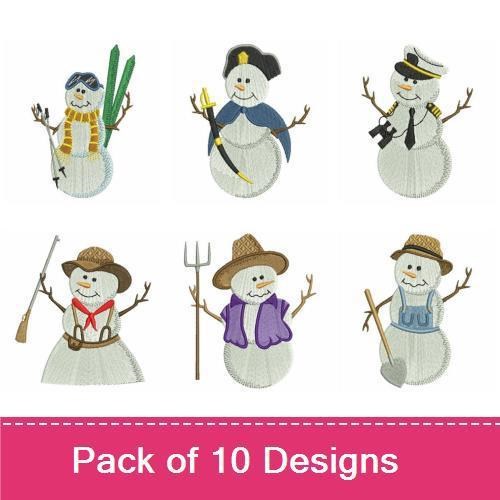 Cute Winter Snowmen 5
