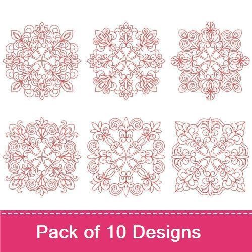 Antique Redwork Quilts 1