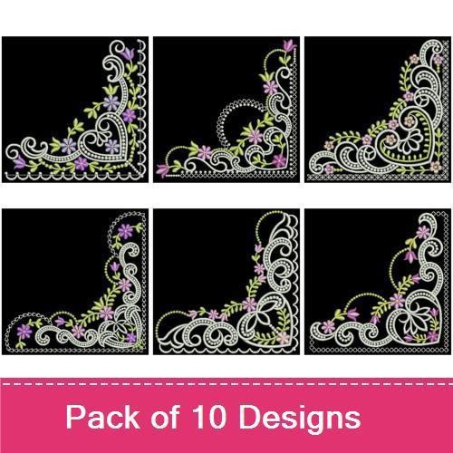 Floral Corner Embellishments 1