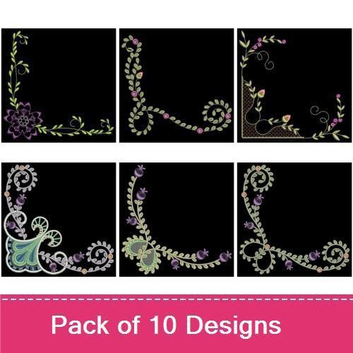 Floral Corner Embellishments 2