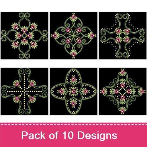 Crystal Flower Blocks
