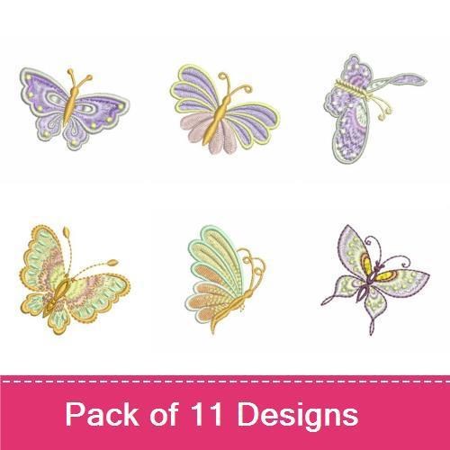 Artistic Tiny Butterflies