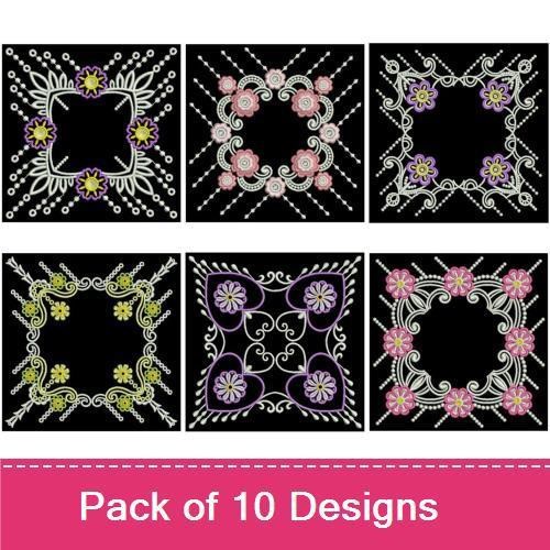 Floral Block Embellishments