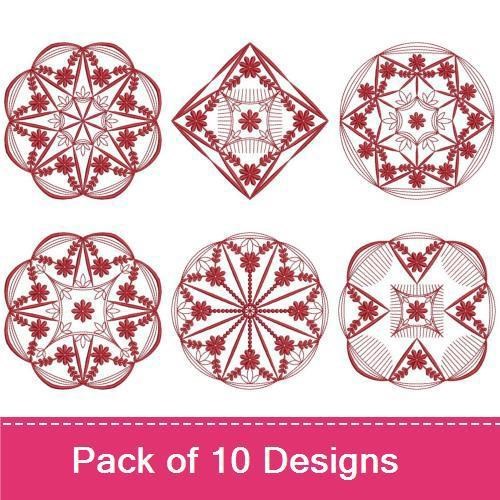 Symmetry Redworks Quilts