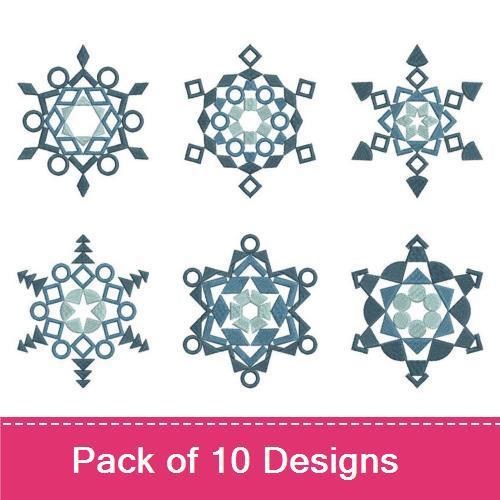 Paletted Snowflakes
