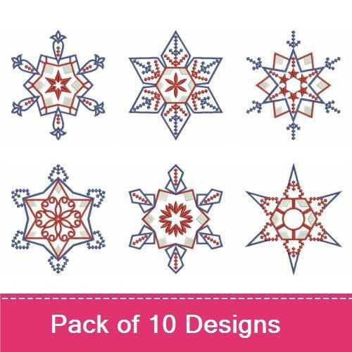 Patriotic Snowflake Quilt