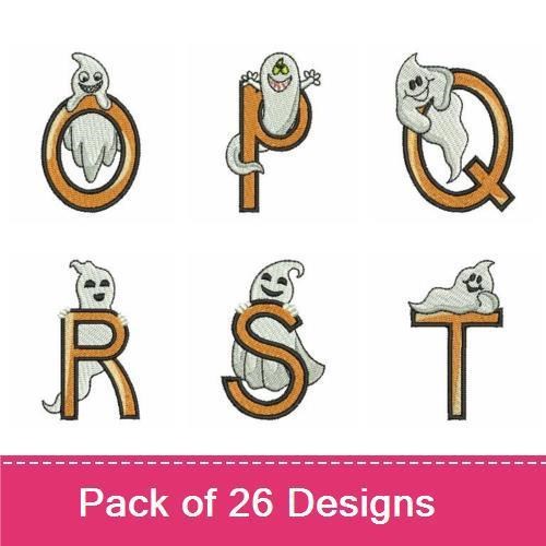 Halloween Ghost Alphabet