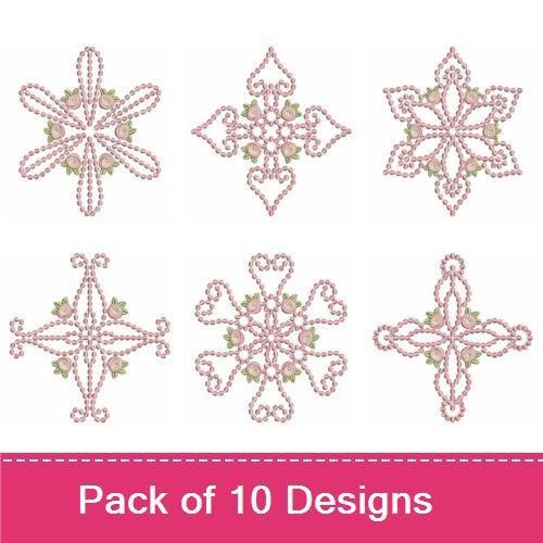 Candlewicking Rose Quilt