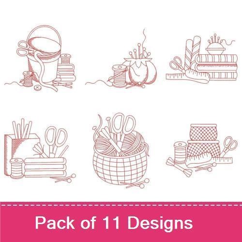 Redwork Sewing Fun