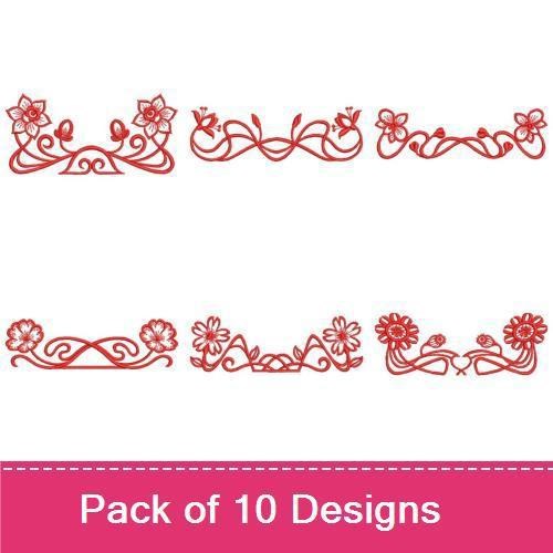 Art Nouveau Redwork 5