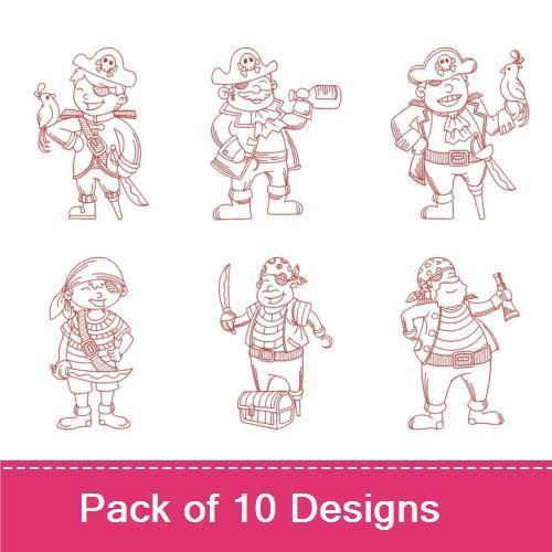 Redwork Pirates 2