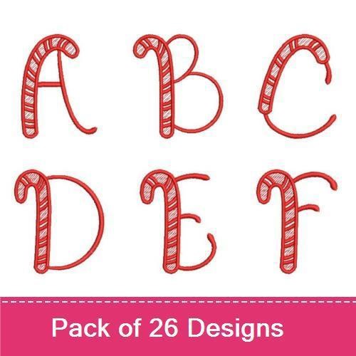 Redwork Alphabets