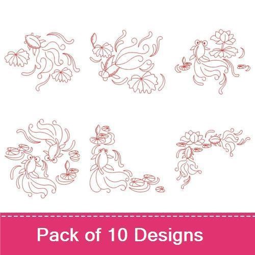 Redwork Goldfish