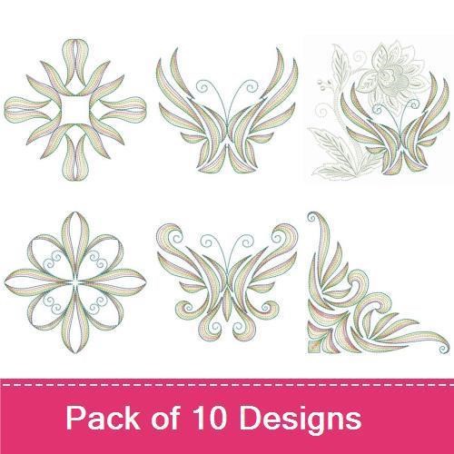 Neon Rippled Decor