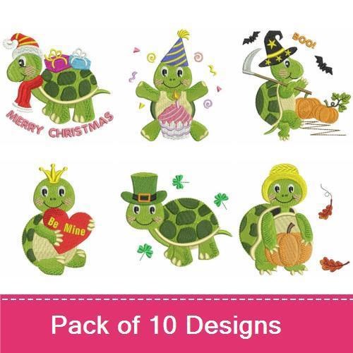 Festive Little Turtle 001