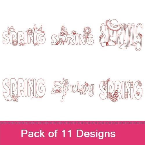 Redwork Spring 001