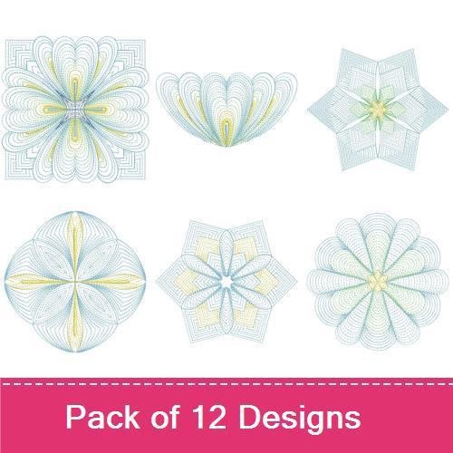 Rippled Symmetry Quilts 1