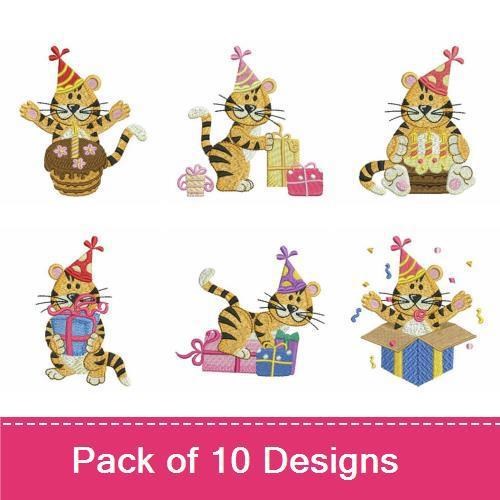 Cute Birthday Tiger