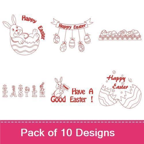 Redwork Easter