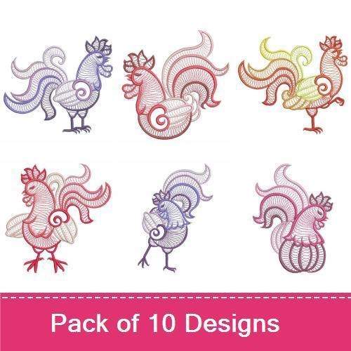 Vintage Roosters