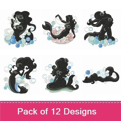 Silhouette Mermaid
